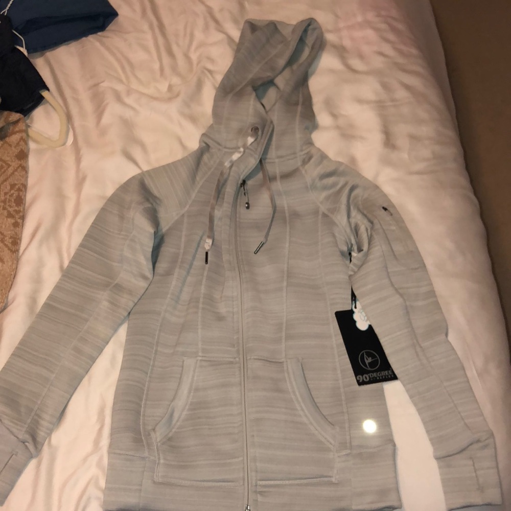 grey workout zip up - Picture 1 of 2